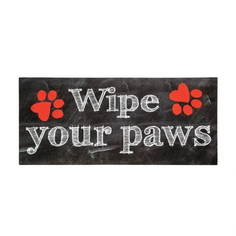 NWT - Bundle Dog Themed Garden Flag and Sassafras Door Mat Insert